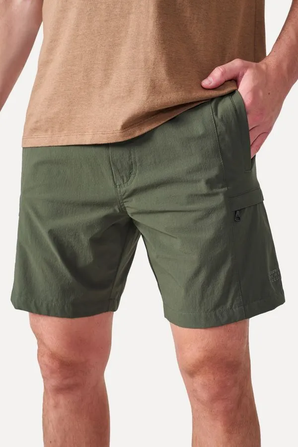 Short Liso Camp Verde Musgo - G