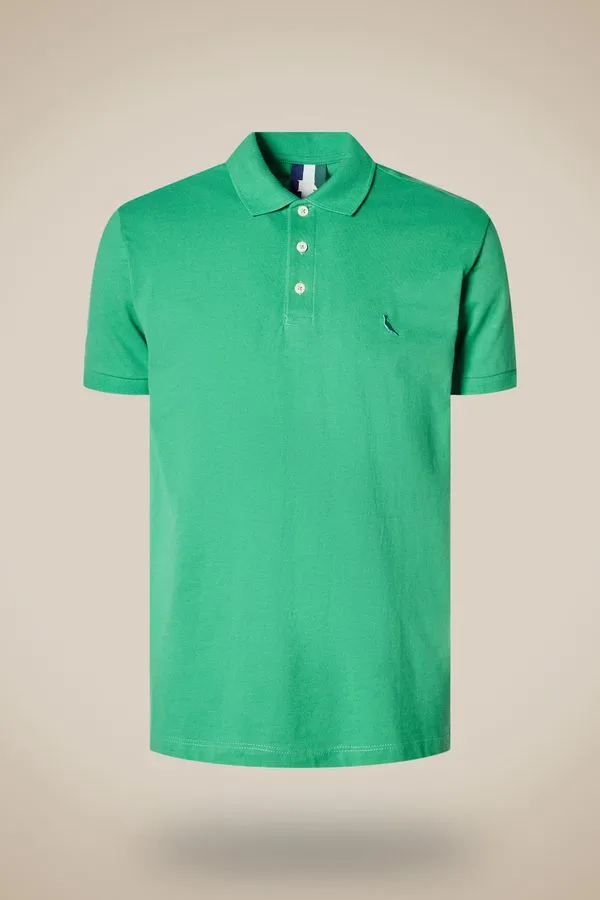 Polo Piquet Classica Verde Bandeira - G
