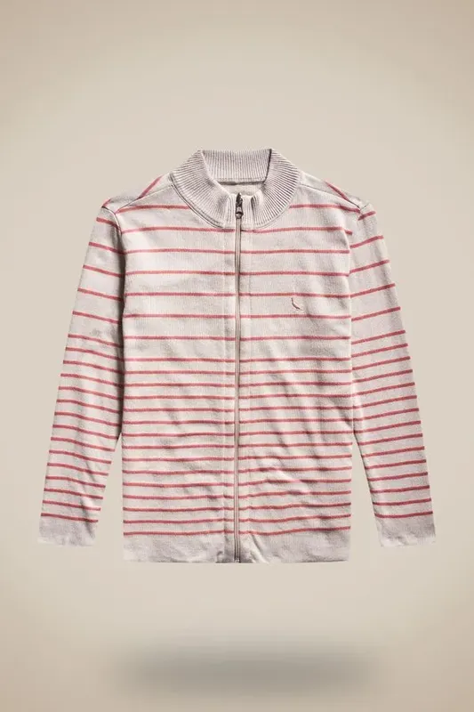 Casaco Tricot Mini Sm Df Ziper Nuvem_az - 02