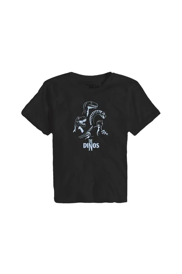 Camiseta Mini The Dinos Preto - 16
