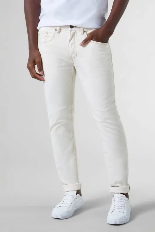 Calça Jeans Lee White Off White - 40