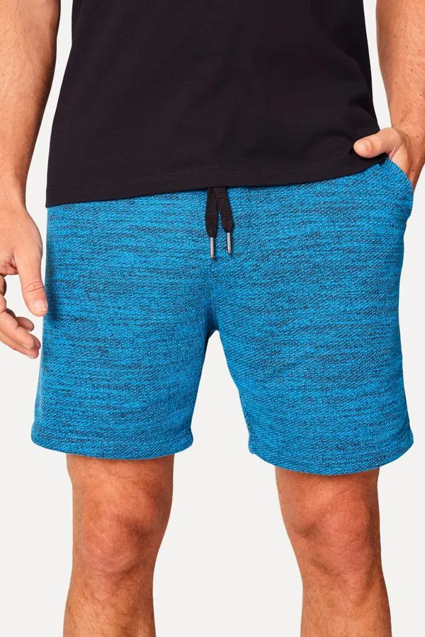 Bermuda Moletom Fran Azul Petroleo - Ggg