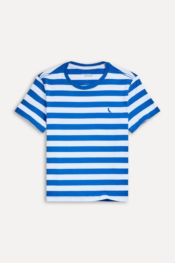 Camiseta Mini Listra Regular Summer Royal - 14
