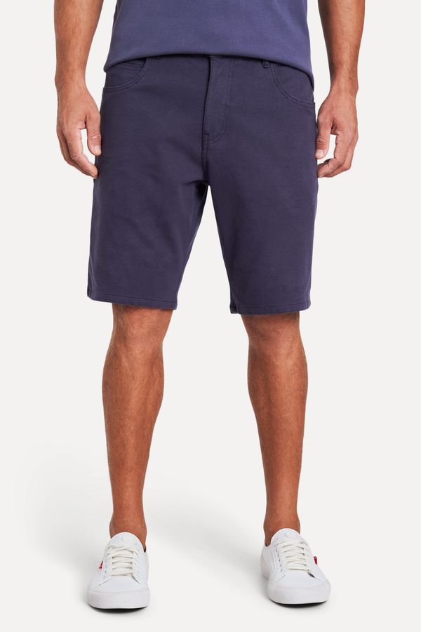 Bermuda 5 Pockets Moletom Marinho Navy - 3g