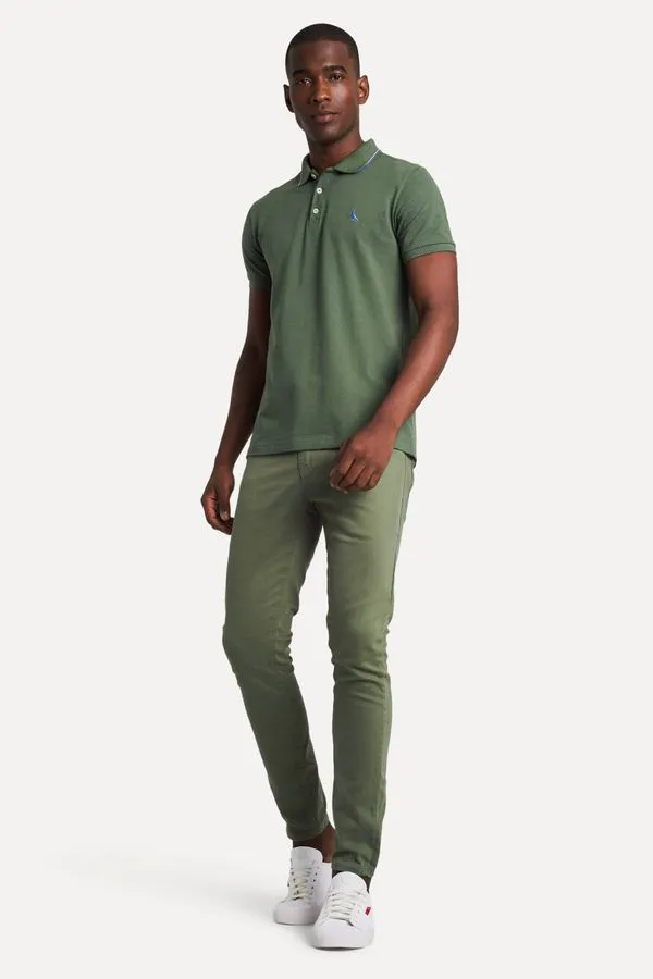 Calca Super Skinny Color Militar - 38
