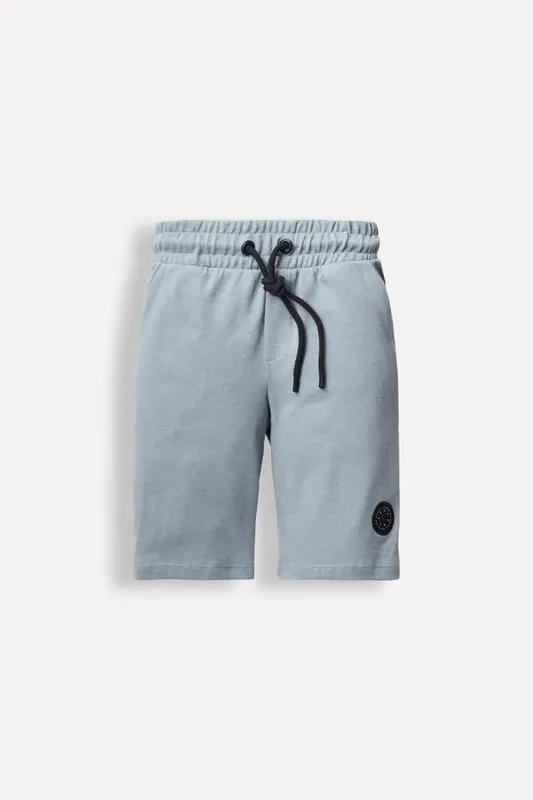Bermuda Mini Moletom Tom Azul Dust - 08
