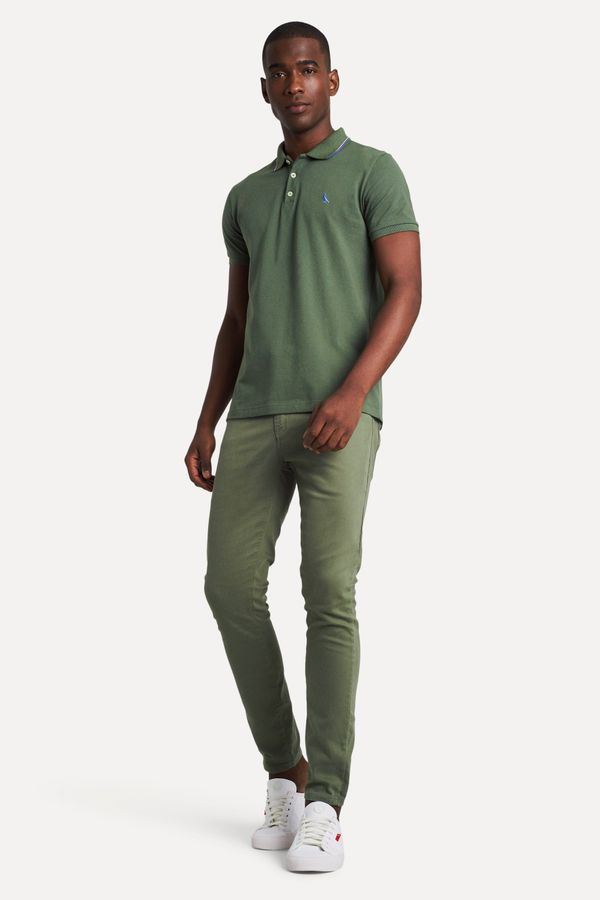 Calca Super Skinny Color Militar - 3g