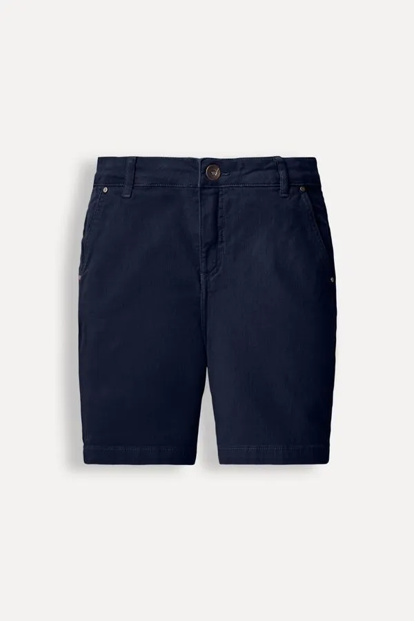 Bermuda Mini Casual Comfort Marinho - 06