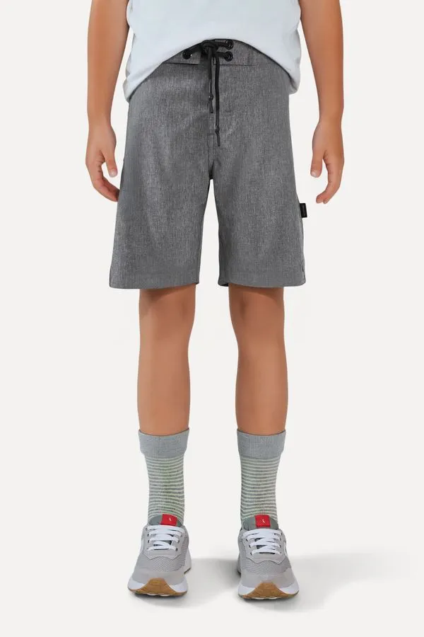Boardshort Mini Textura Fuligem - 08