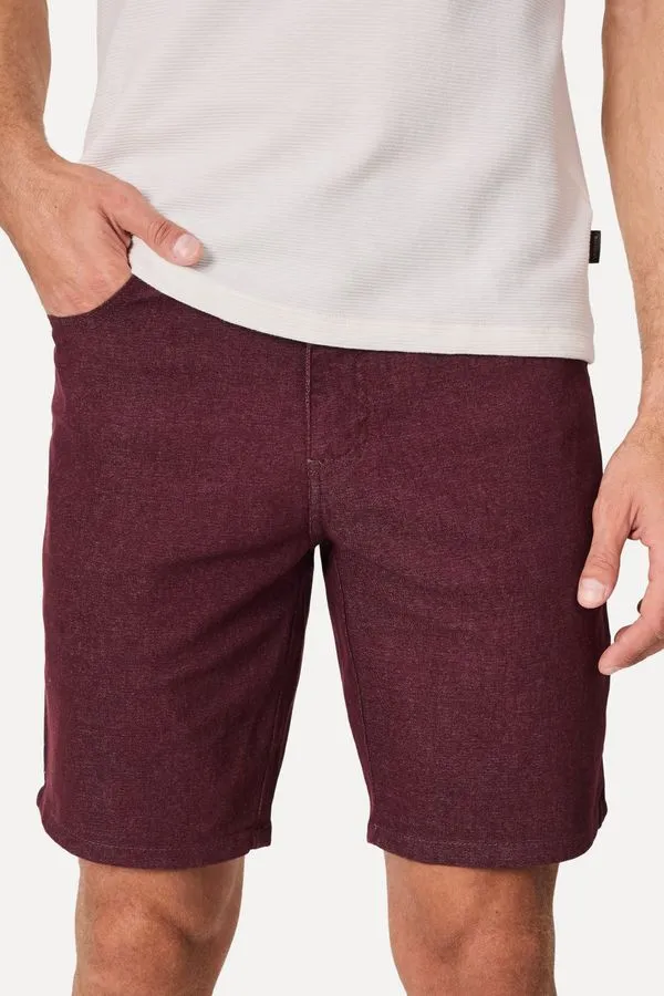 Bermuda Sarja Color Novo Bordeaux - 48