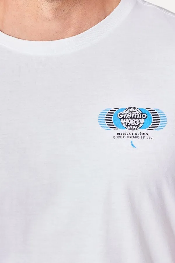 Camiseta Mundial 1983 Escudo Gremio Branco - P