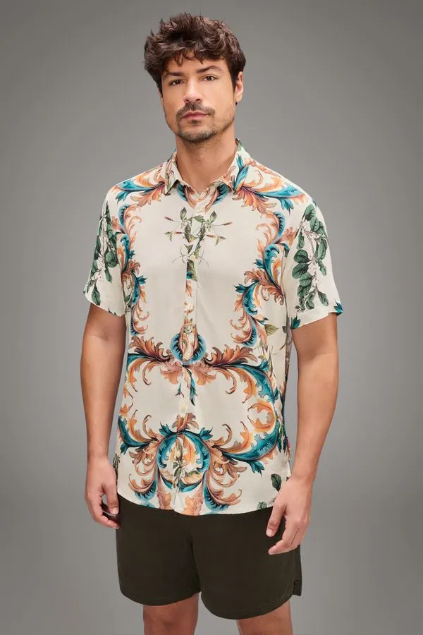 Camisa Mc Estampada Golden Rio Preto - Ggg