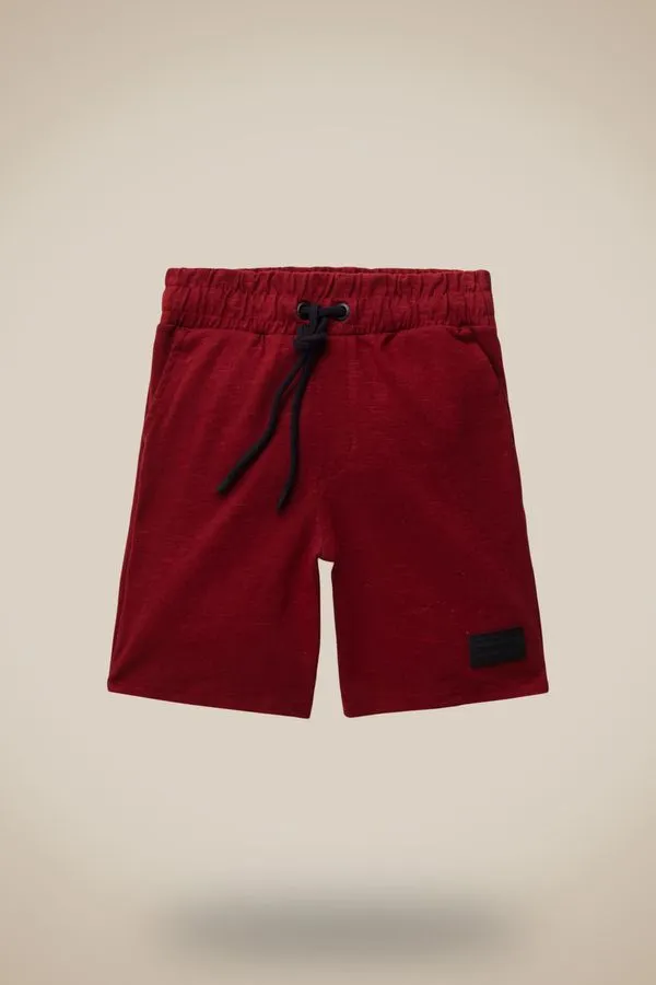 Bermuda Mini Moletom Amoudi Bordeaux - 10