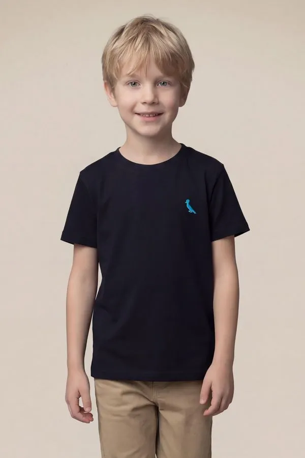 Camiseta Mini Pica Pau Bordado Ceu Preto - 12