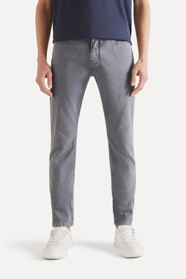 Calca Jeans Slim Lona Color Fuligem - 46