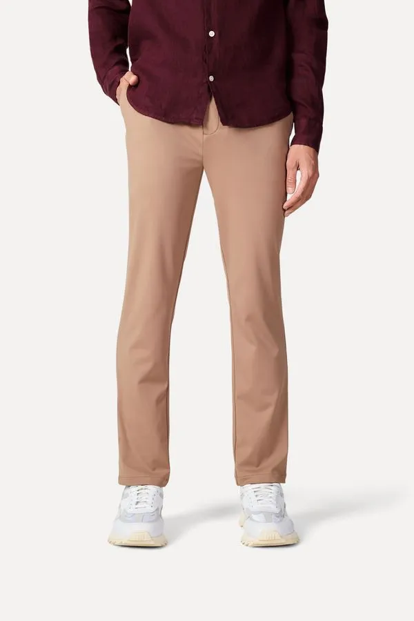 Calca Office Cool Stretch Khaki Escuro - 46