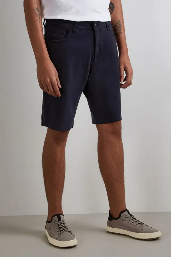 Bermuda 5 Pockets Moletom Marinho - 46