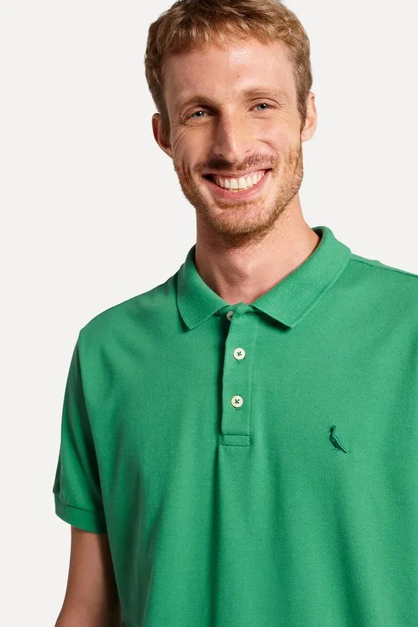 Polo Piquet Classica Verde Bandeira - Ggg