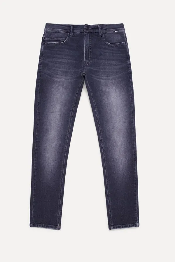 Calça Jeans 5 Pockets Stretch Skinny Preto - 3g