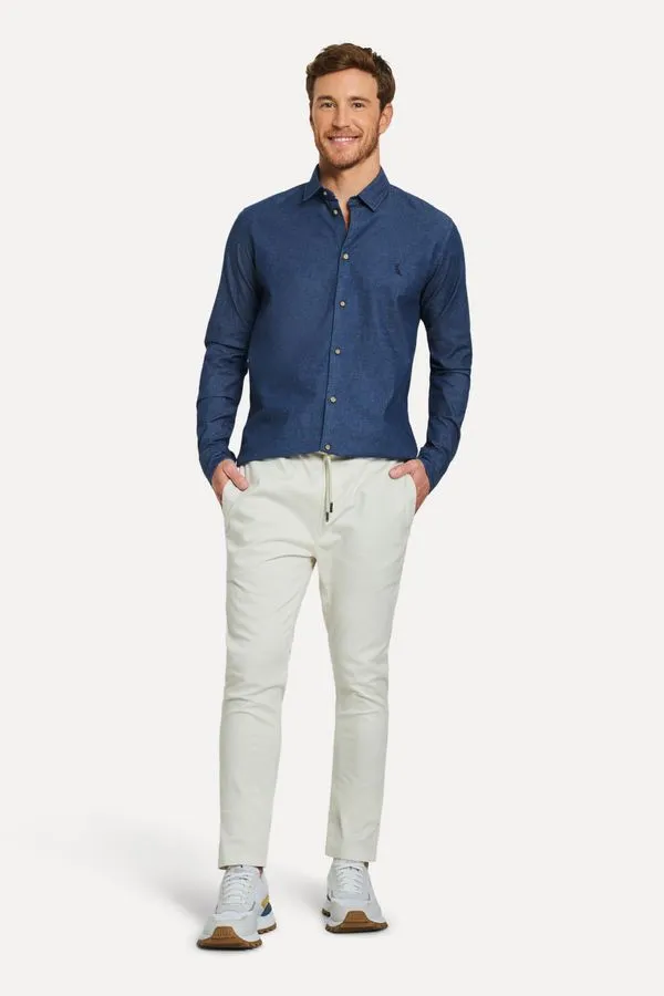 Calca Casual Relax Off White - Gg