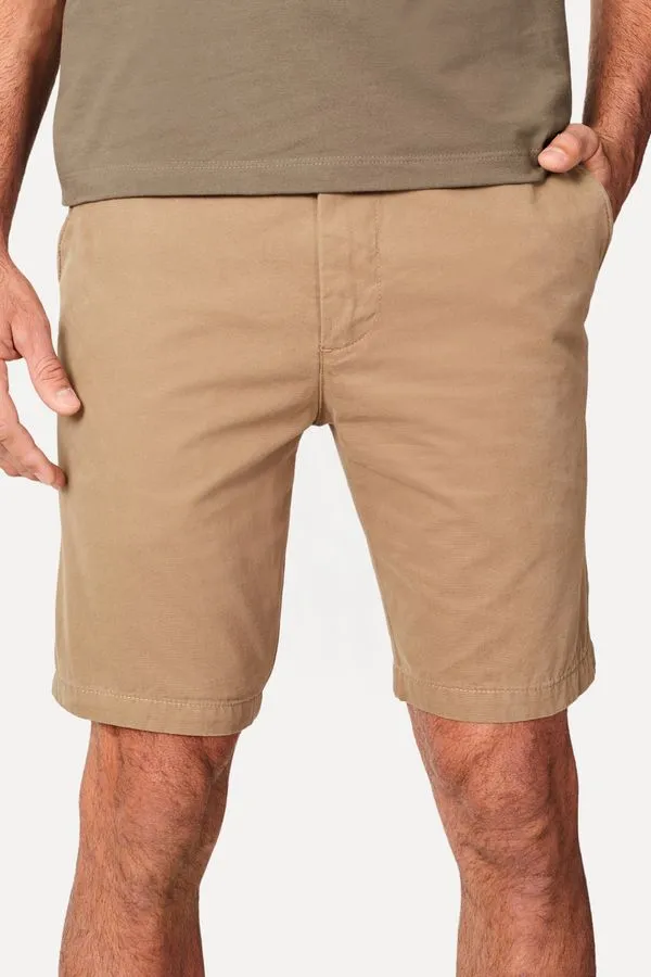 Bermuda Casual Chino Khaki Escuro - 46