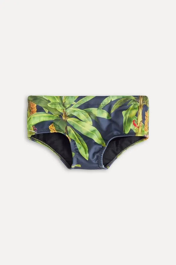 Sunga Mini Estampada Bananal Marinho - 12