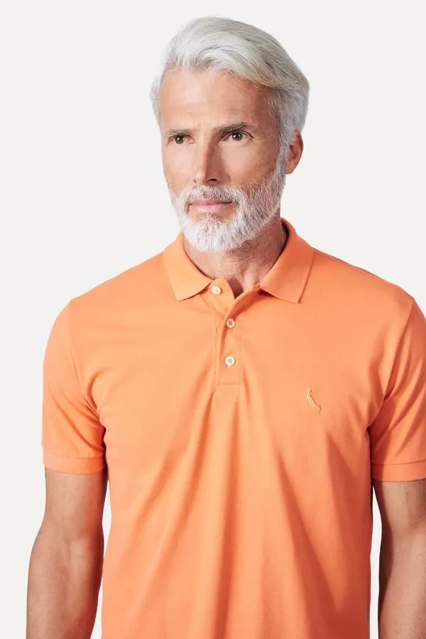 Polo Piquet Classica Laranja Dust - G