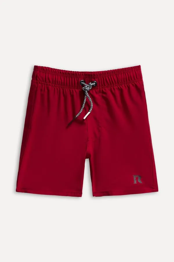 Short Praia Bb Liso Cereja - 1