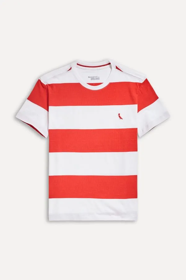 Camiseta Mini Listra Larga Off White - 04