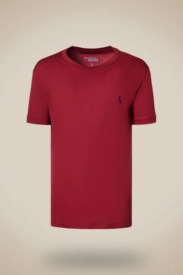 Camiseta Mini Pima Jobim Bordeaux - 10