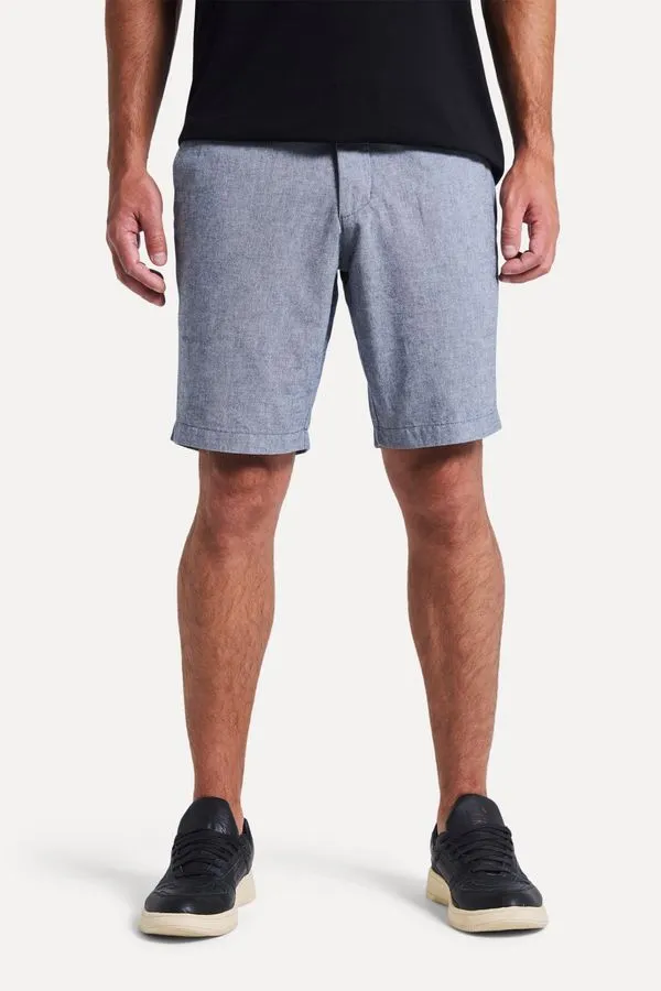 Bermuda Casual Oxford Marinho - 46