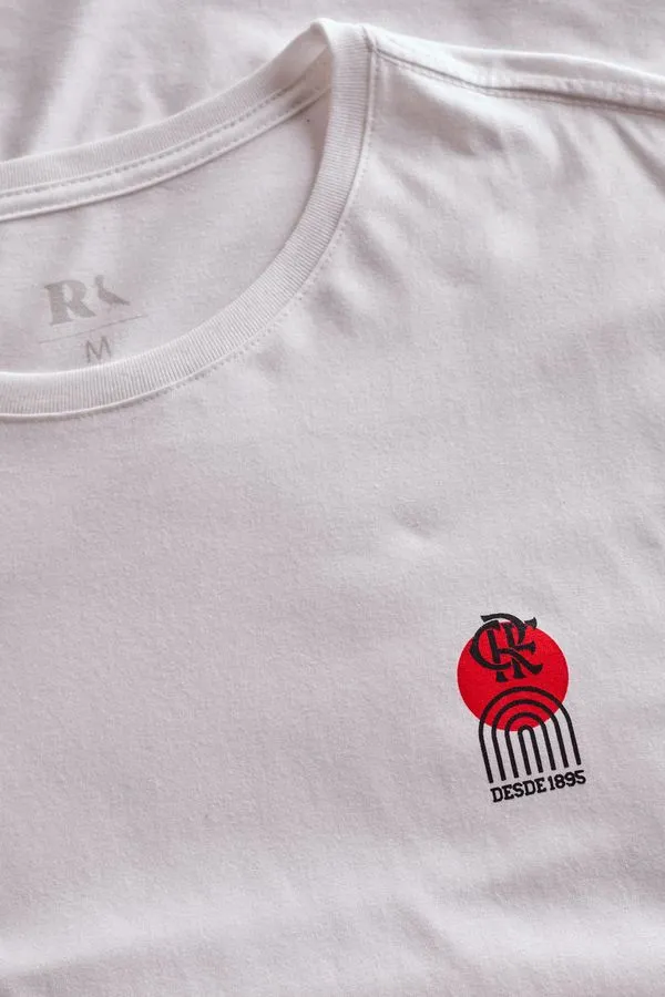 Camiseta Estampada Flamengo Desde 1895 Branco - G