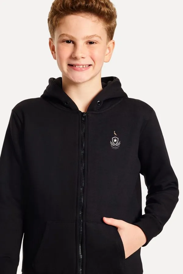 Moletom Com Ziper Mini Botafogo Rio Escu Preto - 02
