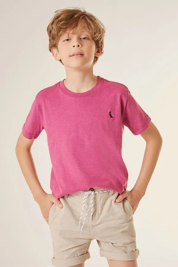Camiseta Mini Paris Rosa Pink - 12