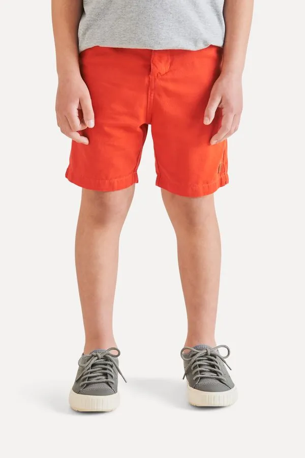 Bermuda Mini Basica Casual Nova Vermelho - 02