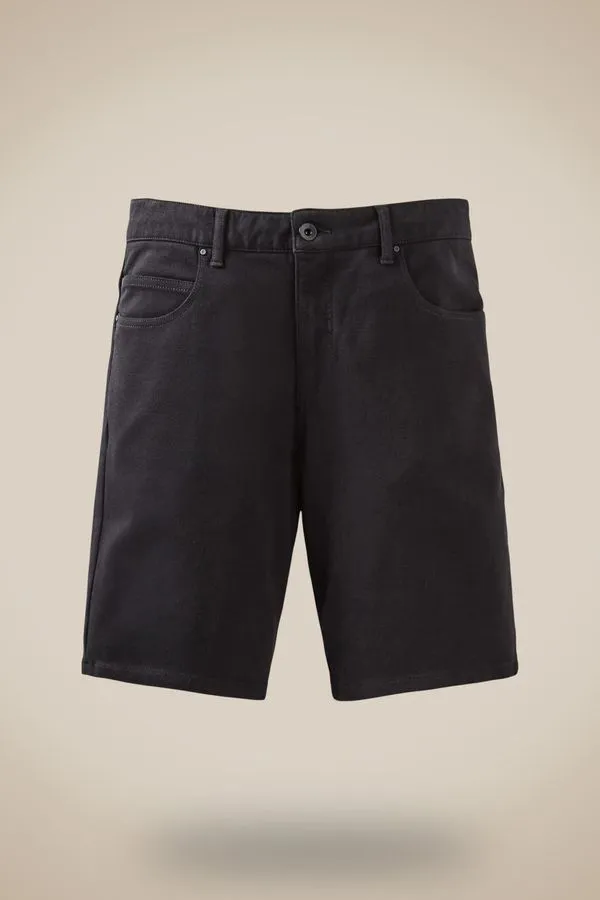Bermuda 5 Pockets Moletom Preto - 40