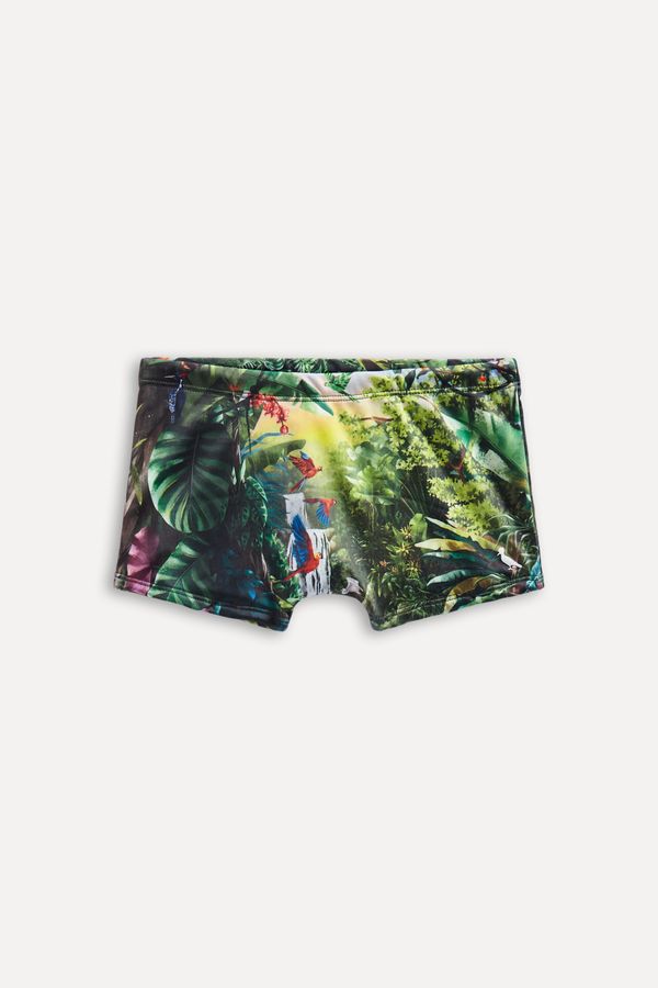 Sunga Short Mini Paraiso Tropical Verde - 10
