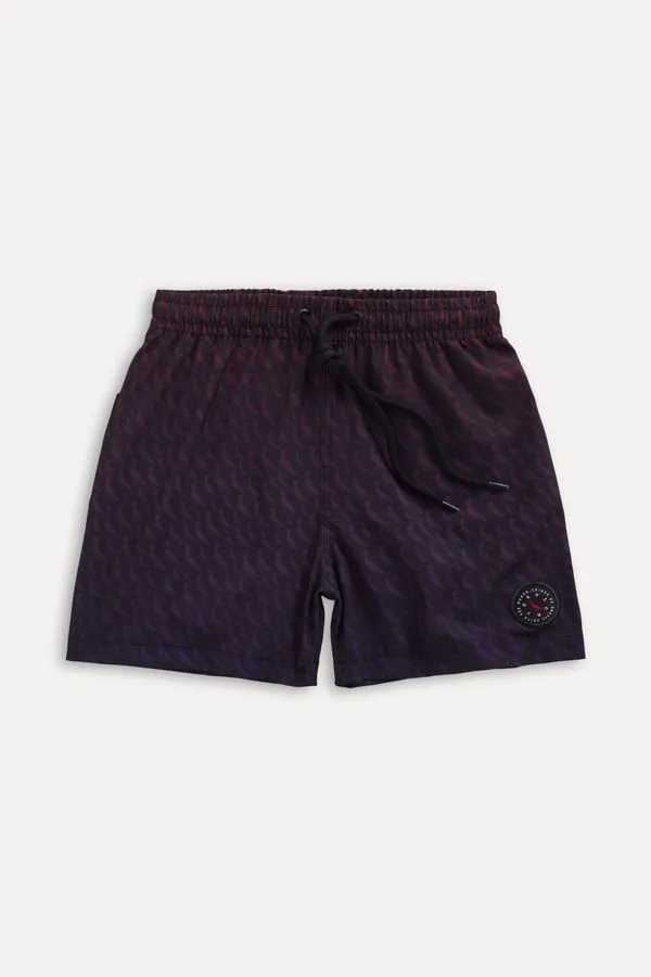 Short Mini Praia Est Pica Pau Color Vermelho - 12