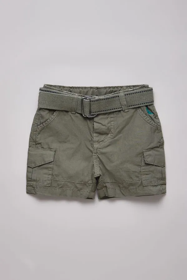 Bermuda Reserva Mini Bebê Cargo Moore Militar - P