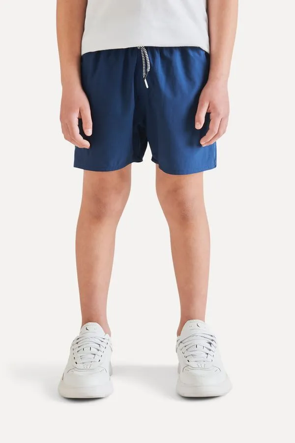 Short Mini Praia Liso Marinho - 02