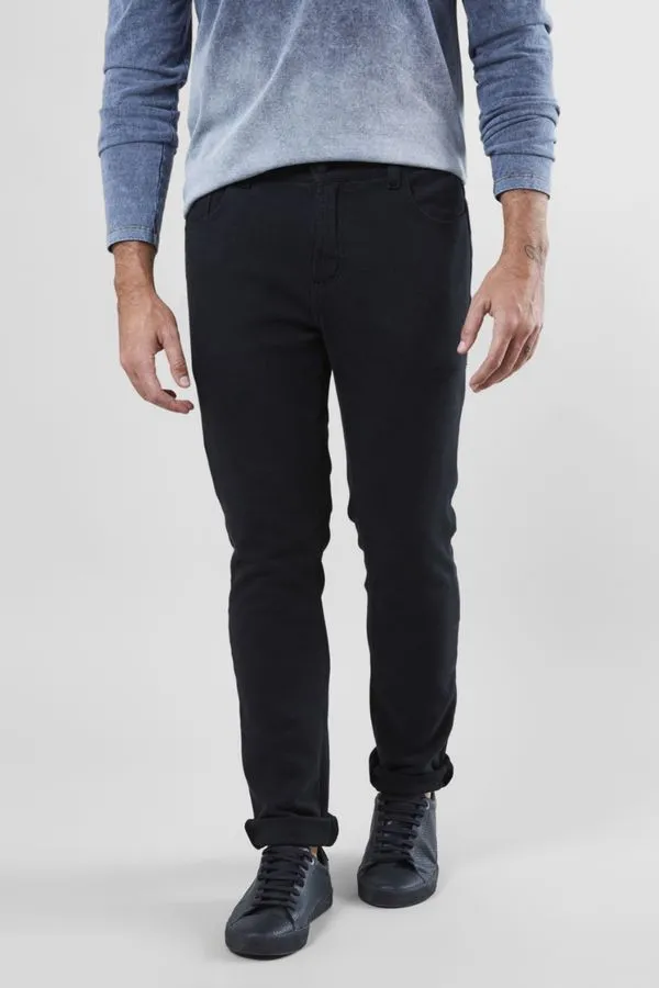 Calça Reserva 5 Pockets Moletom Preto - 40