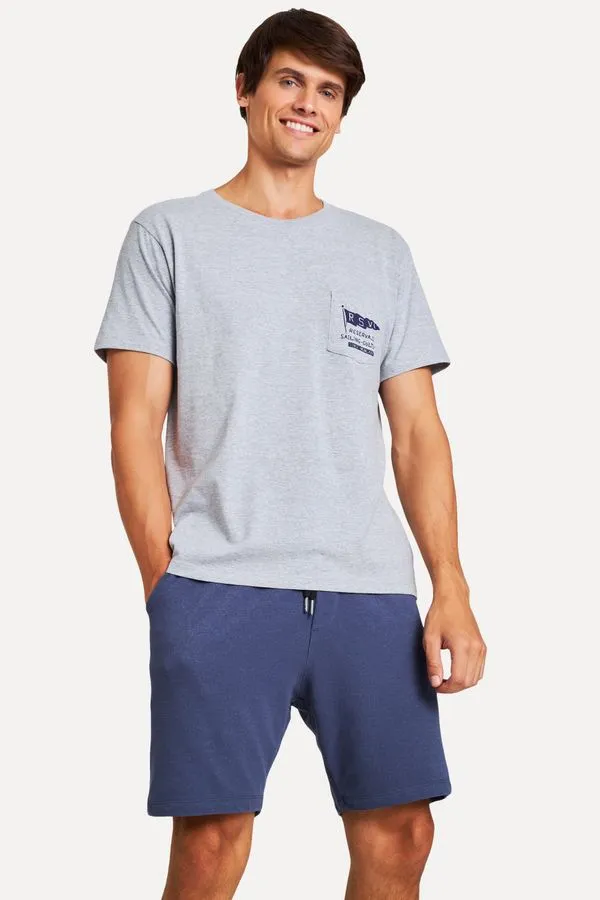 Bermuda Piquet Jazz Marinho Navy - M