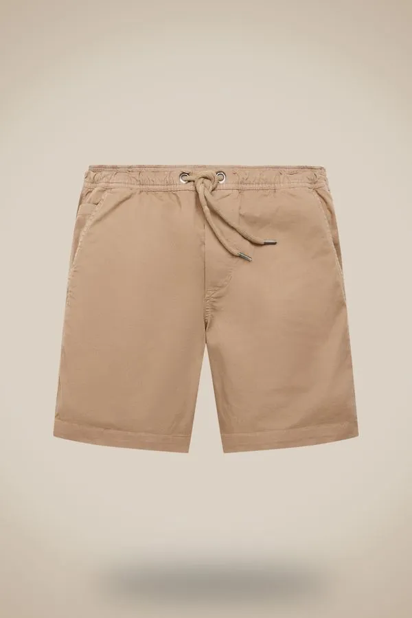 Short Elastico Estonado Khaki - M