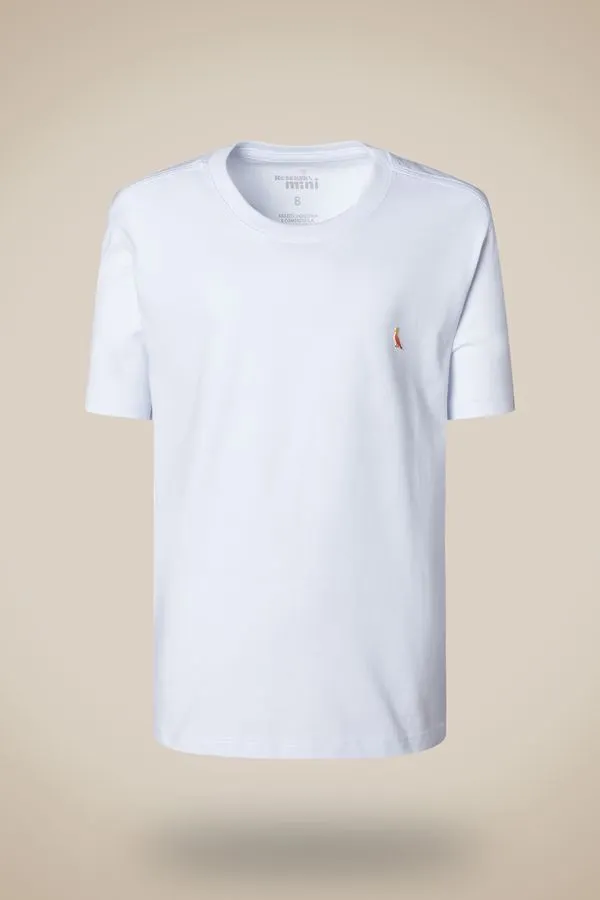 Camiseta Mini Pica Pau Degrade Vermelho Branco - 08