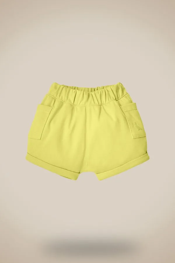 Short Pima Bb Melhor Do Mundo Amarelo Claro - G