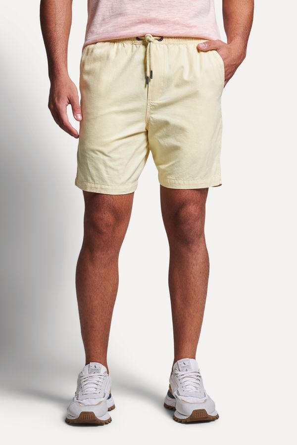 Short Casual Oxford Amarelo Claro - G