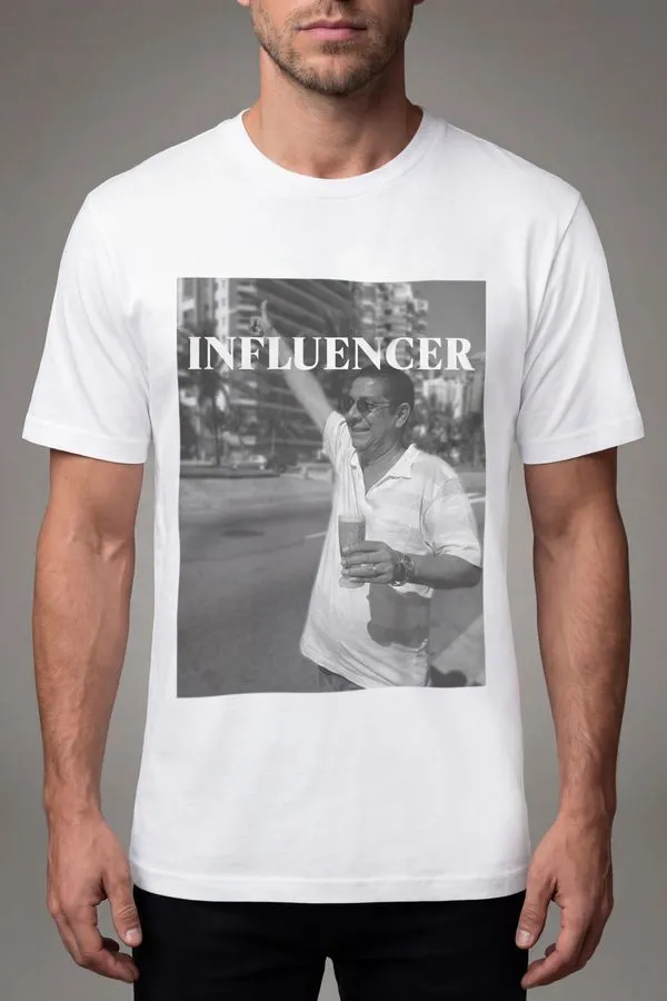 Camiseta Zeca Influencer Meme Branco - G