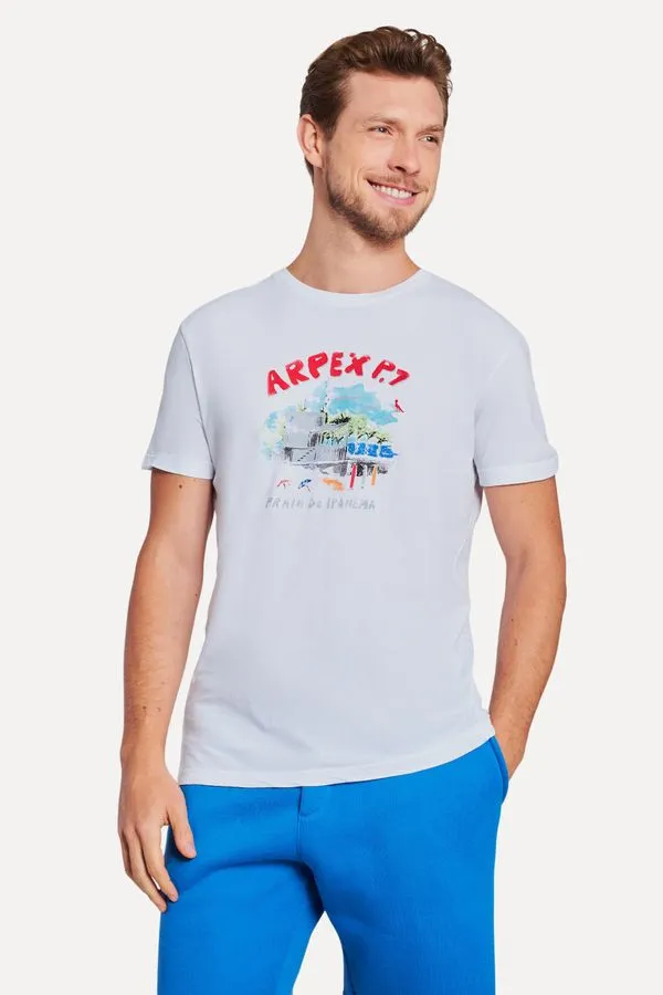 Camiseta Estampada Arpex P7 Branco - Gg