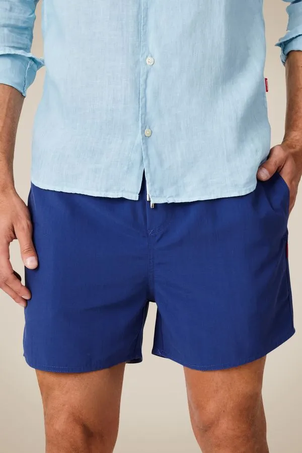 Short Praia Liso Premium Azul Klein - G