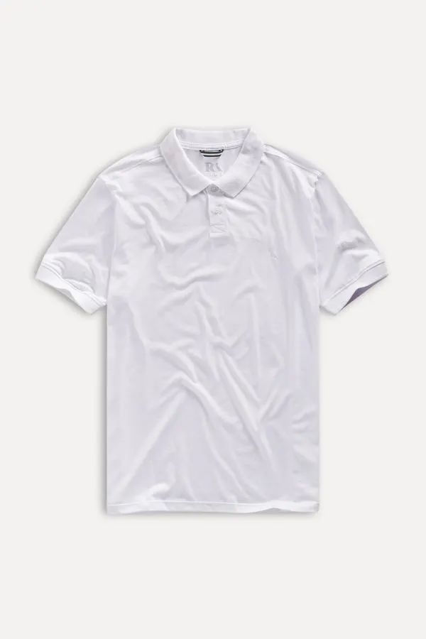 Polo Pima Enxuto Branco - P
